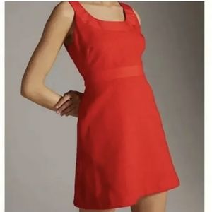 NWT Red Anthropologie Maeve dress